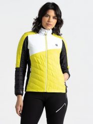 Dare 2b Kurtka funkcyjna "Surmise" w kolorze żółto-czarnym rozmiar: 42. Czarne kurtki sportowe damskie Dare 2b, bez wzorów, bez kaptura. Za 228.95 zł.
