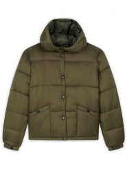 Northwood Kurtka zimowa "Londres" w kolorze khaki rozmiar: M. Brązowe kurtki damskie Northwood, na zimę, m, bez wzorów, z puchu, bez kaptura. Za 152.99 zł.