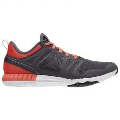 Buty treningowe damskie Reebok Zprint 3D. Szare obuwie sportowe damskie Reebok, z materiału, bez zapięcia, na fitness i siłownię. Za 519.00 zł.