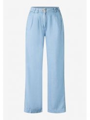 More & More Spodnie w kolorze błękitnym rozmiar: 40. Niebieskie spodnie materiałowe damskie More & More, bez wzorów, z materiału. Za 118.56 zł.