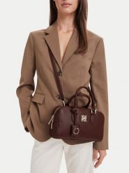 Nine West Torebka CEO- SATIN BLOOM-LDA9374 Brązowy. Brązowe kuferki damskie Nine West, ze skóry, bez dodatków. Za 229.99 zł.