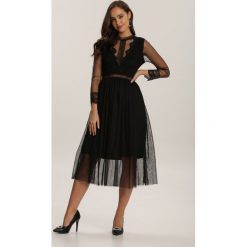 Czarna Sukienka Describi. Czarne sukienki damskie Born2be, bez wzorów, z koronki, eleganckie, bez ramiączek. Za 129.99 zł.