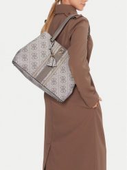 Guess Torebka Erenia HWSO78 38230 Beżowy. Brązowe torebki klasyczne damskie Guess, ze skóry, bez dodatków. Za 439.99 zł.