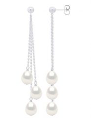 ATELIERS SAINT GERMAIN Złote kolczyki-wkrętki z perłami rozmiar: onesize. Białe kolczyki damskie ATELIERS SAINT GERMAIN, z perłą, złote. Za 869.99 zł.