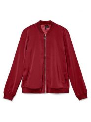 Vero Moda Kurtka w kolorze bordowym rozmiar: XS. Czerwone kurtki damskie Vero Moda, xs, bez wzorów, bez kaptura. Za 85.95 zł.