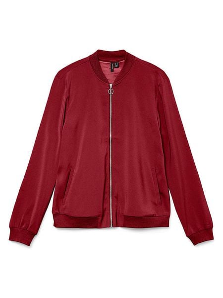 Vero Moda Kurtka w kolorze bordowym rozmiar: M. Czerwone kurtki damskie Vero Moda, m, bez wzorów, bez kaptura. Za 129.95 zł.
