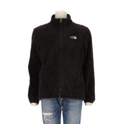 Second life - Damska czarna kurtka polarowa Osito TNF - Jak nowy. Czarne kurtki damskie The North Face, bez wzorów, z polaru, bez kaptura. Za 212.96 zł.