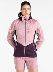Dare 2b Kurtka softshellowa "Lexan II" w kolorze fioletowo-jasnoróżowym rozmiar: 42. Różowe kurtki sportowe damskie Dare 2b, bez wzorów, bez kaptura. Za 300.45 zł.