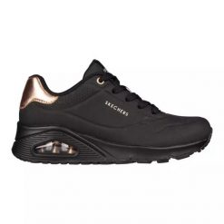 Baskets Femme UNO - GOLDEN AIR Noir SKECHERS. Czarne obuwie sportowe damskie Skechers, z gumy, bez zapięcia, trekkingowe, Skechers Sport. Za 329.99 zł.