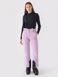 4F Spodnie narciarskie w kolorze fioletowym rozmiar: L. Różowe spodnie dresowe damskie 4F, l, bez wzorów, narciarskie. Za 165.71 zł.