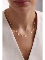 Lodie Silver Srebrny naszyjnik z elementami ozdobnymi - dł. 45 cm rozmiar: onesize. Szare naszyjniki damskie Lodie Silver, z cyrkonią, srebrne. Za 105.95 zł.