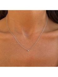 OR Carats Złoty naszyjnik z diamentami - dł. 40 cm rozmiar: onesize. Szare naszyjniki damskie OR Carats, z diamentem, złote. Za 956.99 zł.