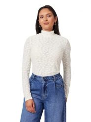 Scotch & Soda Koszulka w kolorze białym rozmiar: L. Białe koszulki damskie Scotch & Soda, l, bez wzorów, bez kołnierzyka, bez ramiączek. Za 118.01 zł.