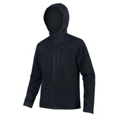 Wodoodporna kurtka z kapturem Endura Hummvee. Czarne kurtki damskie ENDURA, xl, bez wzorów, z materiału, z kapturem. Za 489.99 zł.