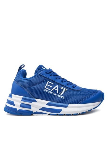 EA7 Emporio Armani Sneakersy 7Y000002 AF10181 MZ033 Granatowy. Niebieskie buty sportowe chłopięce EA7 Emporio Armani, z materiału, bez zapięcia. Za 359.99 zł.