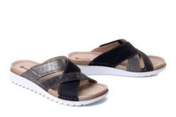 INBLU CN-57 045 szary, klapki damskie. Szare klapki damskie Inblu, bez wzorów, bez obcasa, bez zapięcia. Za 92.99 zł.