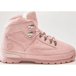 Skórzane buty trekkingowe - Różowy. Czerwone obuwie trekkingowe damskie House. Za 189.99 zł.