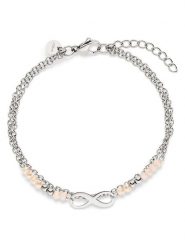 S.Oliver Bransoletka z elementami ozdobnymi rozmiar: onesize. Szare bransoletki damskie S.Oliver, szklane. Za 86.99 zł.