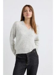 Josephine & Co Sweter "Alice" w kolorze jasnoszarym rozmiar: L. Szare swetry klasyczne damskie Josephine & Co, l, z wełny, bez kołnierzyka. Za 223.99 zł.