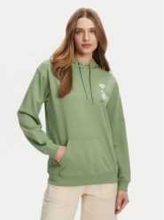 Roxy Bluza ERJFT04952 Zielony Regular Fit. Zielone bluzy damskie Roxy, m, bez wzorów, z syntetyku, bez kaptura. Za 149.99 zł.