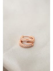 Lodie Silver Kolczyki-kreole z cyrkoniami rozmiar: onesize. Szare kolczyki damskie Lodie Silver, z cyrkonią, srebrne. Za 43.99 zł.