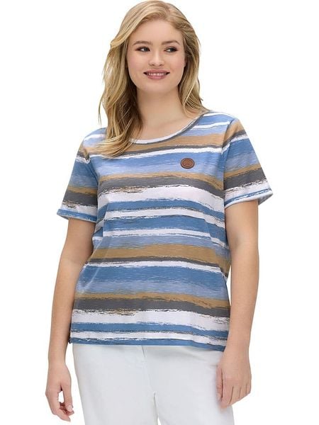 WITT WEIDEN Koszulka w kolorze niebieskim rozmiar: 42. Niebieskie koszulki damskie WITT WEIDEN, bez wzorów, bez kołnierzyka, bez ramiączek. Za 48.28 zł.