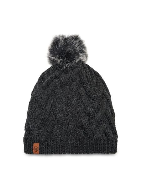 Buff Czapka Knitted & Fleece Hat 123515.901.10.00 Szary. Szare czapki damskie Buff, na zimę, bez wzorów, z materiału. Za 129.99 zł.