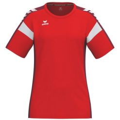 Koszulka Erima Celebrate 125 Function czerwona. Czerwone bluzki damskie Erima, bez wzorów, z materiału, sportowe, bez kołnierzyka, bez ramiączek. Za 265.99 zł.