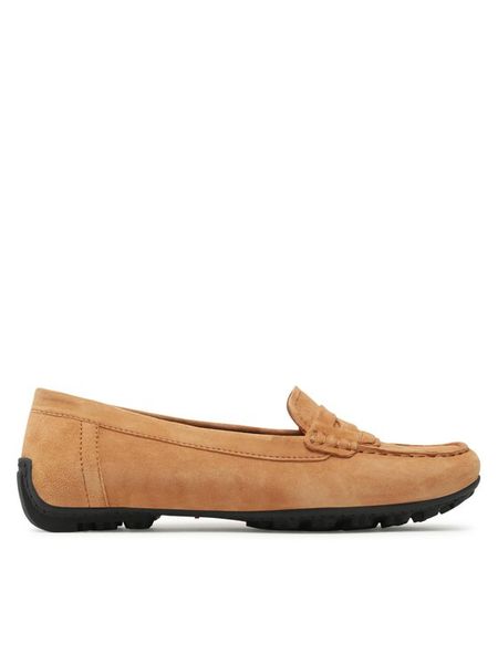 Geox Mokasyny D Kosmopolis + Grip D35RCA00021C5006 Brązowy. Brązowe mokasyny damskie Geox, ze skóry, bez obcasa. Za 289.99 zł.