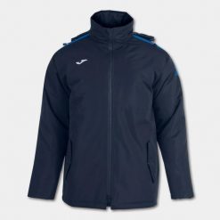 Kurtka wiatroszczelna Joma Trivor. Niebieskie kurtki damskie Joma, na zimę, xl, bez wzorów, z polaru, z kapturem. Za 409.00 zł.