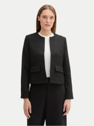 Tom Tailor Marynarka 1044343 Czarny Regular Fit. Czarne marynarki i żakiety damskie Tom Tailor, bez wzorów, z syntetyku. Za 219.99 zł.
