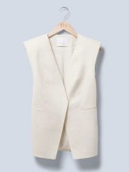 LeGer Kamizelka "Frej" w kolorze kremowym rozmiar: 36. Brązowe kamizelki damskie LeGer, bez wzorów, bez kaptura. Za 340.99 zł.