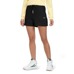 Spodenki damskie FILA Buchloe. Czarne spodenki sportowe damskie Fila, na lato, xs, bez wzorów, z bawełny. Za 179.99 zł.