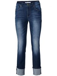 Heine Dżinsy - Slim fit - w kolorze granatowym rozmiar: 50. Niebieskie jeansy damskie Heine. Za 165.99 zł.