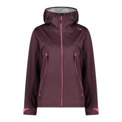 Kurtka przeciwdeszczowa damska z kapturem CMP. Czerwone kurtki damskie CMP, m, bez wzorów, z kapturem. Za 508.50 zł.