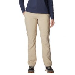 Spodnie sportowe damskie Silver Ridge Utility Convertible Pant. Brązowe spodnie dresowe damskie Columbia, m, bez wzorów, z poliesteru, trekkingowe. Za 219.99 zł.