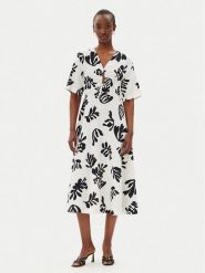 Marella Sukienka letnia Molise 2513221112200 Biały Regular Fit. Białe sukienki damskie Marella, bez wzorów, z wiskozy, bez ramiączek. Za 1,249.00 zł.