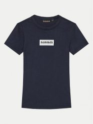 Napapijri T-Shirt Chamois NP0A4HYL D Granatowy Regular Fit. Niebieskie t-shirty i koszulki chłopięce Napapijri, bez wzorów, z bawełny, bez kołnierzyka, bez ramiączek. Za 129.99 zł.