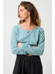 AUTHENTIC CASHMERE Kaszmirowy sweter "Glyder" w kolorze błękitnym rozmiar: M. Niebieskie swetry klasyczne damskie AUTHENTIC CASHMERE, m, z kaszmiru, bez kołnierzyka. Za 348.90 zł.