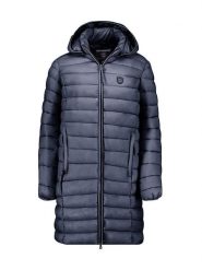 Canadian Peak Płaszcz pikowany "Akitaleak" w kolorze granatowym rozmiar: M. Niebieskie płaszcze damskie Canadian Peak, m, bez wzorów, bez kaptura. Za 222.41 zł.