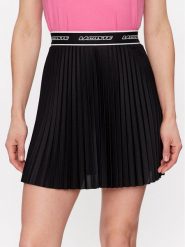 Lacoste Spódnica plisowana JF4342 Czarny Regular Fit. Czarne spódnice damskie Lacoste, l, bez wzorów, z syntetyku. Za 729.99 zł.