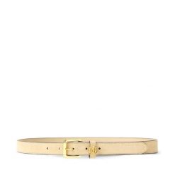 Pasek LAUREN RALPH LAUREN. Białe paski damskie Lauren Ralph Lauren, bez wzorów. Za 399.99 zł.