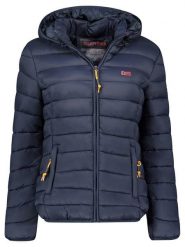 Geographical Norway Kurtka pikowana "Atikolor" w kolorze granatowym rozmiar: L. Niebieskie kurtki damskie Geographical Norway, l, bez wzorów, bez kaptura. Za 188.85 zł.