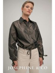 Josephine & Co Bluzka "Sky" w kolorze brązowym rozmiar: 38. Brązowe bluzki damskie Josephine & Co, bez wzorów, bez kołnierzyka, bez ramiączek. Za 288.95 zł.