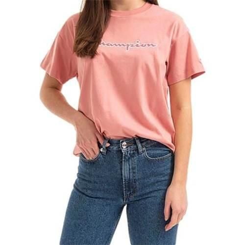 Koszulka sportowa damska Champion 115351PS092. Czerwone koszulki sportowe damskie Champion, xs, bez wzorów, z bawełny, bez ramiączek. W wyprzedaży za 96.00 zł.