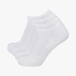 Skarpety sportowe Swedemount Ankle Socks 4-Pack. Czarne skarpetki damskie SWEDEMOUNT, bez wzorów, z bawełny. Za 59.99 zł.
