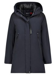 Geographical Norway Parka "Banage" w kolorze granatowym rozmiar: M. Niebieskie parki damskie Geographical Norway, m, bez kaptura. Za 241.56 zł.