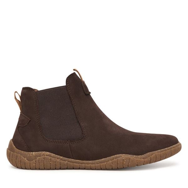 Botki Josef Seibel. Brązowe botki damskie Josef Seibel, bez obcasa, na płaskiej podeszwie, bez zapięcia. Za 569.99 zł.