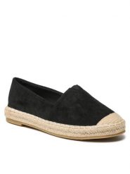 Jenny Fairy Espadryle WSS990-105 Czarny. Czarne espadryle damskie Jenny Fairy, bez wzorów, z materiału, bez obcasa. Za 43.99 zł.