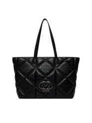 LOVE MOSCHINO Torebka JC4120PP1PLF1000 Czarny. Czarne shopper bag Love Moschino, ze skóry, bez dodatków. Za 1,059.00 zł.